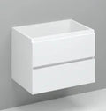 Procasa Kivu sous-meuble avec 2 tiroirs sans poignées 700 x 475 x 520 mm - blanc