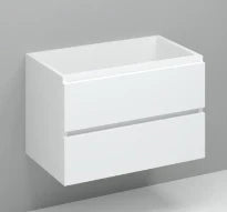 Procasa Kivu sous-meuble avec 2 tiroirs sans poignées 800 x 475 x 520 mm - blanc