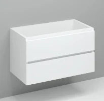 Procasa Kivu sous-meuble avec 2 tiroirs sans poignées 900 x 475 x 520 mm - blanc