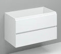 Procasa Kivu sous-meuble avec 2 tiroirs gauche sans poignées 900 x 475 x 520 mm - blanc