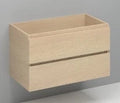 Procasa Kivu sous-meuble avec 2 tiroirs sans poignées 900 x 475 x 520 mm - smoked oak - découpe gauche