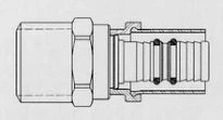 Comap Multiskin à sertir raccord de transition MF 32 x 4/4 M
