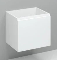 Procasa Kivu sous-meuble avec 1 porte sans poignées droite 600 x 475 x 520 mm - blanc