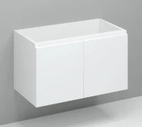 Procasa Kivu sous-meuble avec 2 portes sans poignées 900 x 475 x 520 mm - blanc