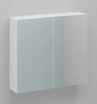 Procasa Kivu armoire de toilette sans éclairage avec 2 portes 800 x 720 x 160 mm - blanc - sans combibox