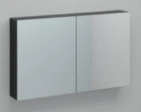 Procasa Kivu armoire de toilette sans éclairage avec 2 portes 1200 x 720 x 160 mm - raven oak - exclusif combibox
