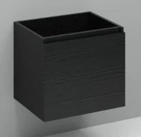 Procasa Kivu sous-meuble avec 1 porte sans poignées droite 600 x 475 x 520 mm - raven oak
