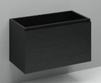 Procasa Kivu sous-meuble avec 1 tiroir sans poignées 900 x 475 x 520 mm - raven oak