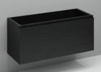 Procasa Kivu sous-meuble avec 1 tiroir sans poignées 1200 x 475 x 520 mm - raven oak
