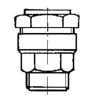 Iréco BSN raccord de transition MF 38 x 5/4 M - raccord laiton pour tuyau polyéthylène