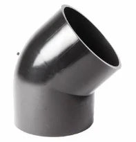 Wavin PE coude 45° 50 x 50 mm