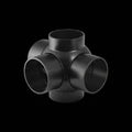 Geberit PE raccord spérique 88° - 90° 90 x 90 x 90 x 90 x 90 mm