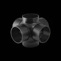 Geberit PE raccord spérique 88° - 90° 110 x 110 x 110 x 110 x 110 x 110 mm