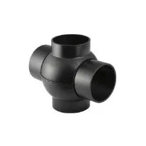 EMBRANCHEMENT BOULE GEBERIT 160 MM X 110 MM noir pe 88,5/180degr 2 raccordements