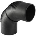 COURBE GEBERIT SILENT 75 MM noir pe radius grand - 88,5degr