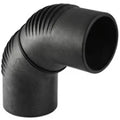 COURBE GEBERIT SILENT 135 MM noir pe radius grand - 88,5degr