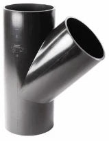 Wavin PE té 45° 125 x 125 x 125 mm