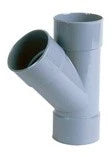 Nicoll PVC à coller té 45° FFF 40 x 40 x 40 mm