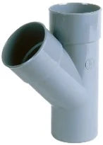 Nicoll PVC à coller té 45° MFF 75 x 75 x 75 mm