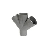 TE NICOLL 40 M X 40 F X 40 F mm pvc parallele 45degr