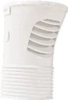 Nicoll PVC aérateur MF 100 - 110 mm - blanc - avec membrane - avec capuchon démontable
