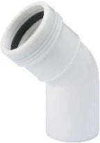 Wavin Wafix PP blanc Courbe 45° MF 50 x 50 mm