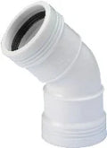 Wavin Wafix PP blanc coude 45° FF 40 x 40 mm