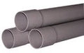 Nicoll RWA PVC tuyau avec manchon 100 x 1,3 mm (longueur 4m) - gris foncé - prix par mètre