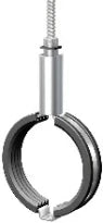 Flamco BKI collier de suspension M6 x 27 mm - avec caoutchouc