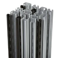 Flamco R2 rail de montage - noir - prix au mètre