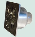 MessingFit Chromé siphon de sol 150 x 150 mm