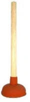 DBJ déboucheur 140 mm - rouge - avec manche en bois