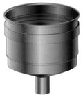 Roccheggiani SPG 316L inox simple paroi bouchon et vidage 150 mm (joint Viton)