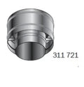 Roccheggiani SPG 316L inox simple paroi chapeau de tirage 150mm
