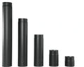 STD BLK tuyau chemine 150 x 2 mm (longueur 1m) - noir - prix par pièce