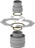 Burgerhout Twinflex basis set de raccordement complète 80/130 mm