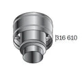 Roccheggiani DP25 inox double paroi chapeau de tirage 130 mm (130/180)