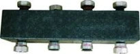 Meibes Meiflow S collecteur fermé 4/4 - 2 + 1 circuits de chauffage - noir