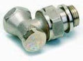 Comap 2428 raccord de radiateur 3/8 équerre nickelé et réglable (verrouillable)