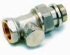 Comap 2429 raccord de radiateur 1/2 droit nickelé réglable-douille auto-étanche