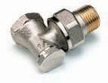Comap 3429 raccord radiateur 1/2 droit nickelé réglable et fermable et avec fixation