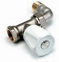 ROBINET DE RADIATEUR COMAP 409UCB 1/2 droit avec coude double reglage - nickele
