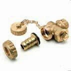 Comap 739AR robinet de vidage 3/4 - avec bouchon - chaîne et raccord tuyau