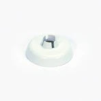 Begetube rosace de finition simple 15 mm - blanc