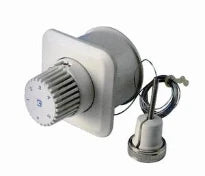 Begetube Tête thermostatique encastré avec télécommande type 3000 - blanc - capillaire 5 mètres