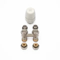 Begetube set radiateur de raccordement 1 avec bloc H pour raccordement mural