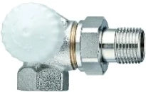 Heimeier V-exact II robinet de radiateur thermostatique 3/8 double équerre gauche dn10