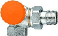 Heimeier Eclipse vanne thermostatique 1/2 nickel bronze double équerre dn15 - raccord à gauche