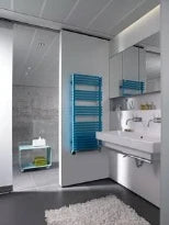Zehnder Forma Air radiateur sèche-serviette électrique avec blower 1226 x 496 mm - 750 + 1000 W - Ral 9016 blanc signalisation - incl commande