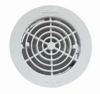 Nicoll Vent grille de ventilation 125 mm - blanc - avec moustiquaire